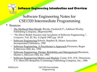 Software Engineering Processes attempt to maximize QUALITY.ppt