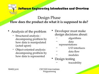 Software Engineering Processes attempt to maximize QUALITY.ppt
