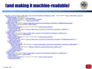 (and making it machine-readable) 
