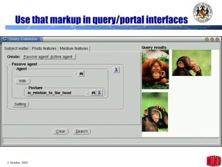 Use that markup in query/portal interfaces 