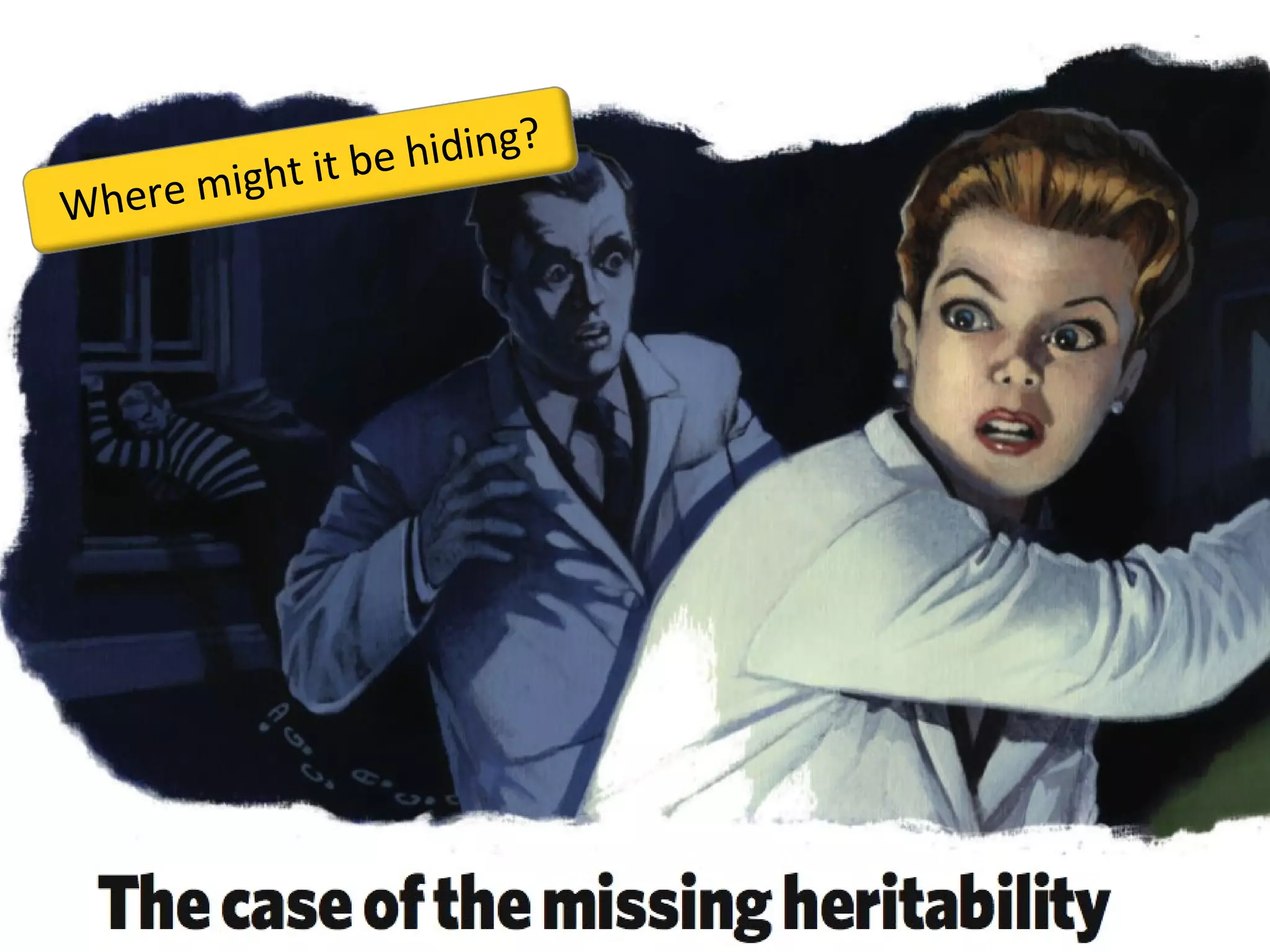 Missing heritability? Where might it be hiding? 