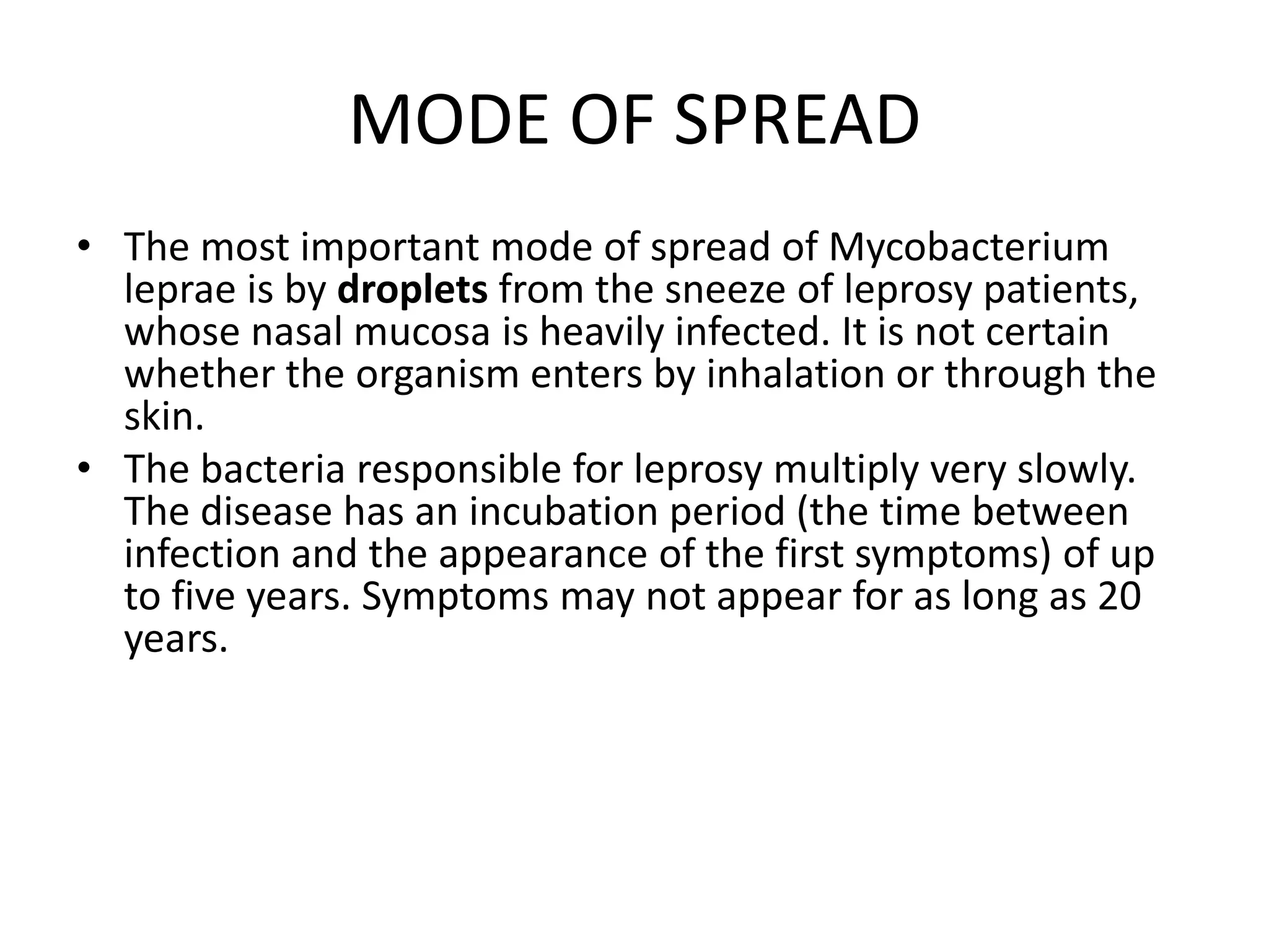 Leprosy & its pt management | PPTX
