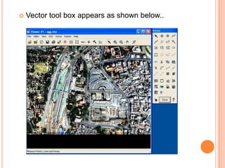 
Vector tool box appears as shown below..