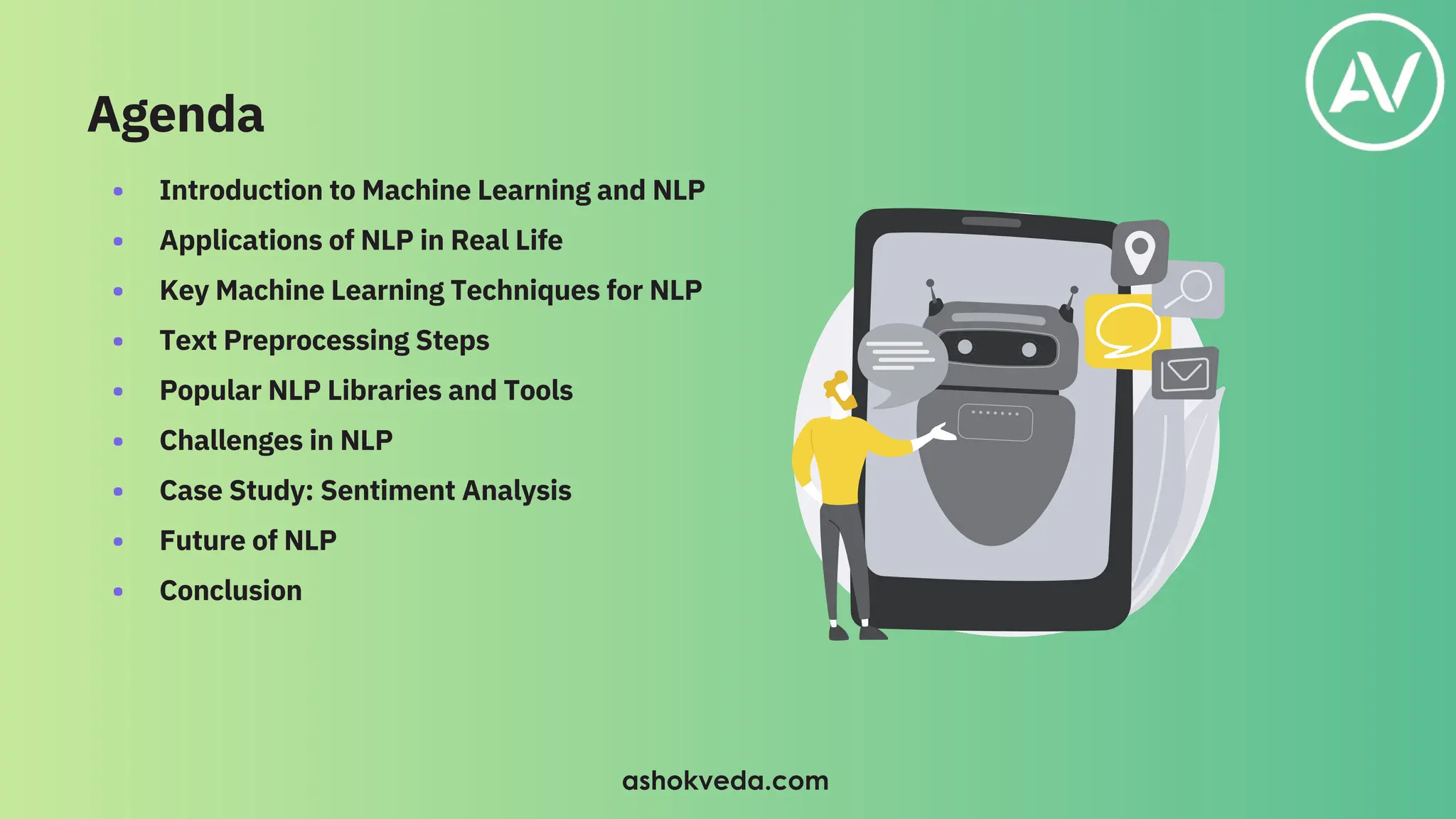 Machine Learning for Natural Language Processing| ashokveda . pdf | PPT