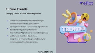 Impact of Social Media Algorithms on User Behavior | Eflot | PDF