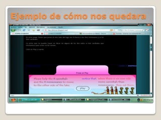 Ejemplo de cómo nos quedara