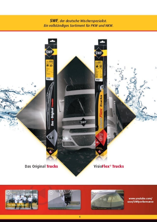 SWF Essuie-glaces Set 116341 pour IVECO-NISSAN-OPEL-RENAULT