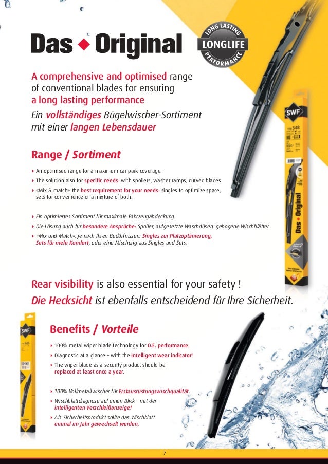 Heckscheibenwischerarm y wischerblatt rear Wiper para fiat punto 176
