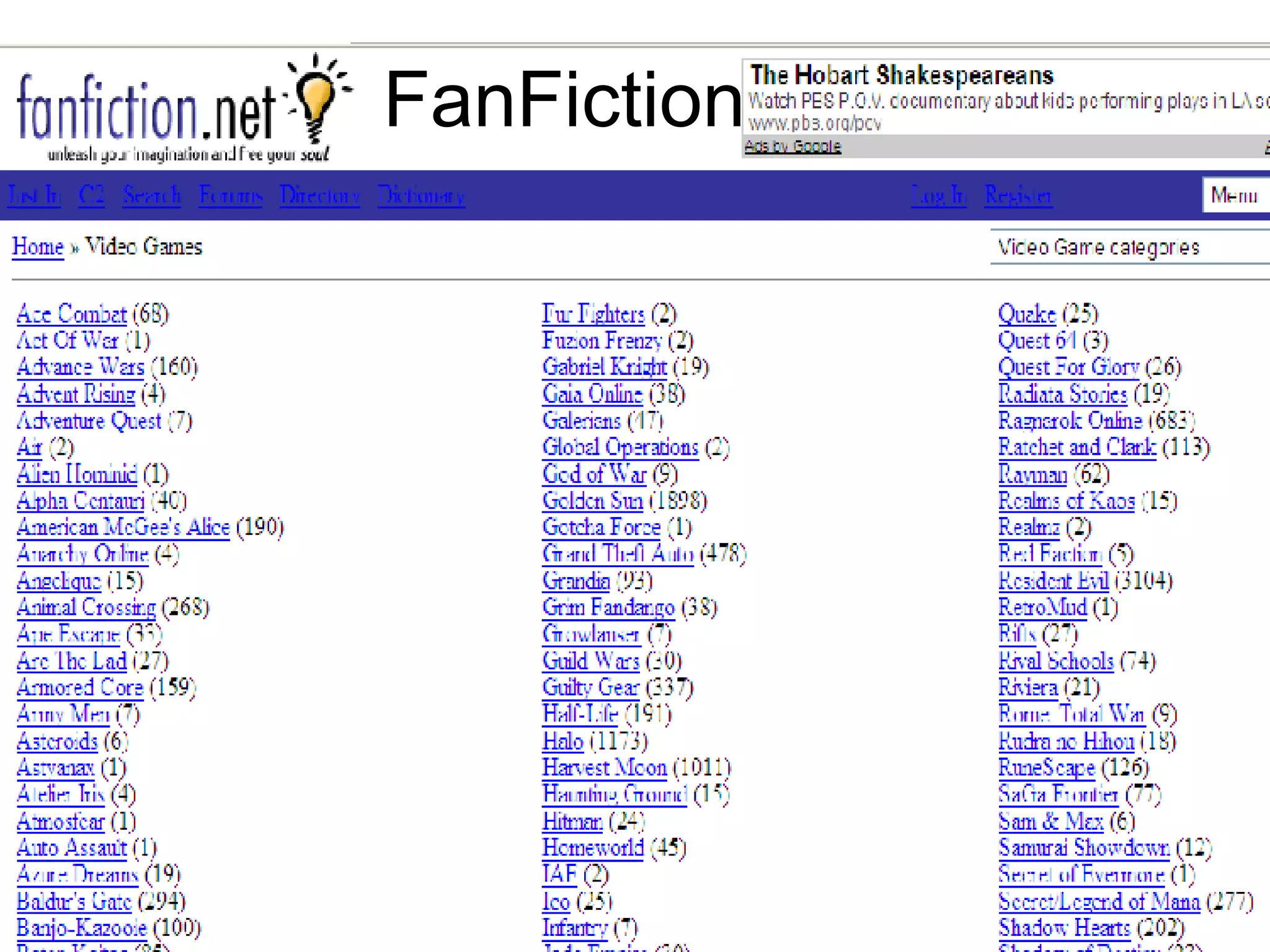 FanFiction 