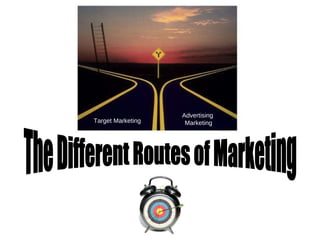 Target Marketing Advertising  Marketing The Different Routes of Marketing 