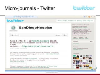 Micro-journals - Twitter Visit 