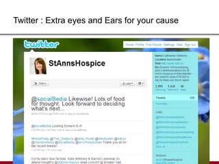 Twitter : Extra eyes and Ears for your cause 