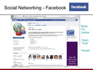 Social Networking - Facebook Causes Dog’s Trust Busts For Justice 