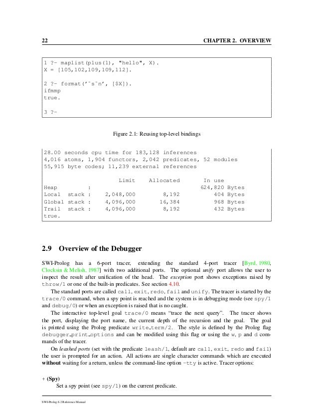 maplist prolog example Swi-prolog 6. 3. 4 reference manual: section 4. 39.