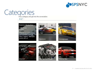 37 | SharePoint Saturday New York City 2013
Categories
 