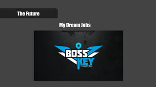 The Future
My Dream Jobs
 