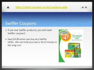Swiffer Coupons