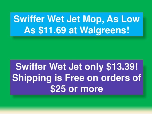 Swiffer wet jet coupon