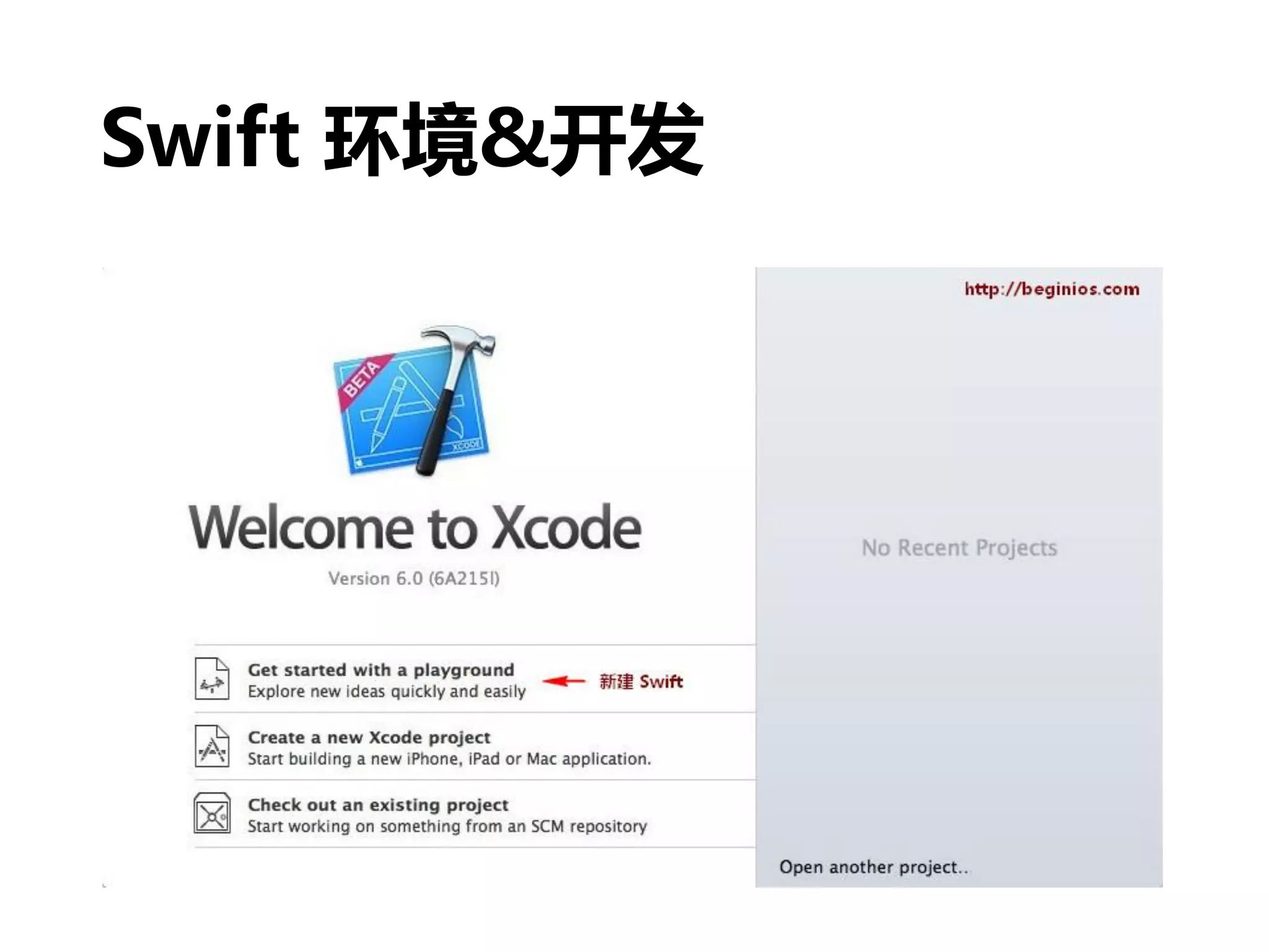 Swift 环境&开发
 