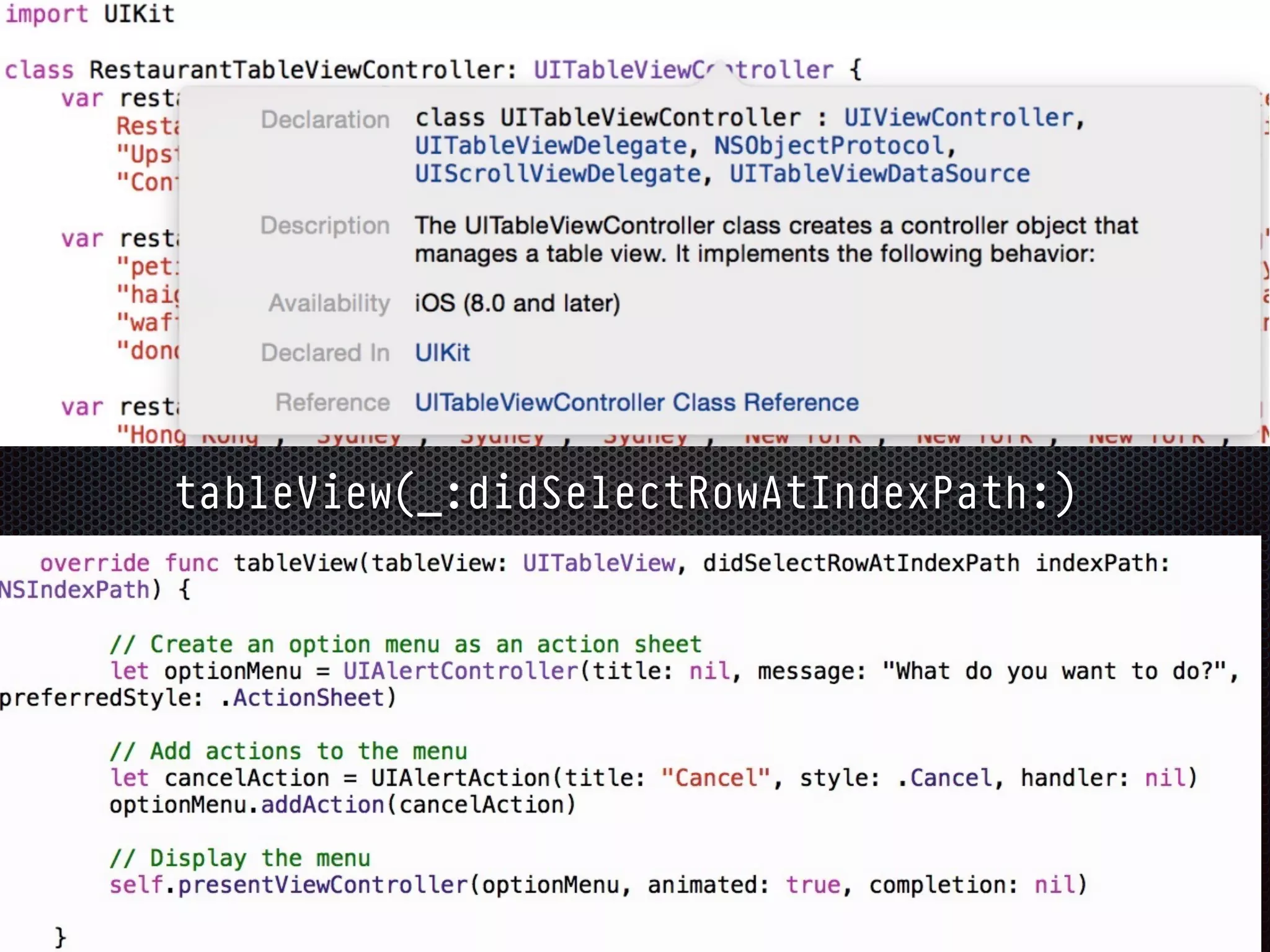 tableView(_:didSelectRowAtIndexPath:)
 
