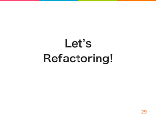 Let s
Refactoring!
 