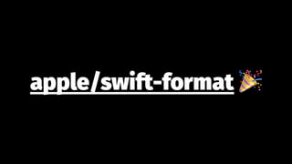 Introducing swift-format
