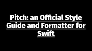 Introducing swift-format