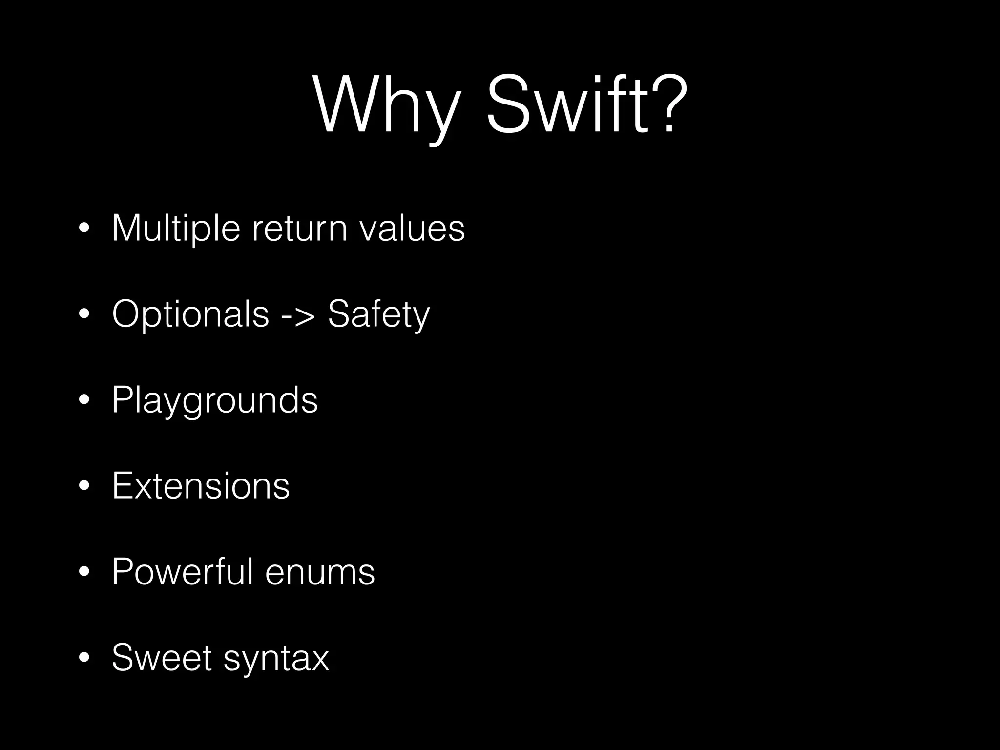 func params(numbers: Int…) -> Int {
var sum = 0
for n in numbers {
sum += n
}
return sum
}
params(1, 1, 2, 3, 5, 8)
 