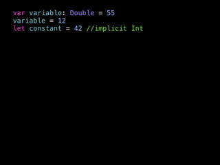 class Triangle: Shape {
var a, b, c: Int
init(name: String, sides a: Int, _ b: Int, _ c: Int) {
self.a = a
self.b = b
self.c = c
super.init(name: name)
self.sides = 3
}
var perimeter: Int {
get {
return a + b + c
}
}
override func description() -> String {
return "Triangle with perimeter -> (perimeter)"
}
}
var tr = Triangle(name: "Tr", sides: 5, 10, 20)
tr.description
 