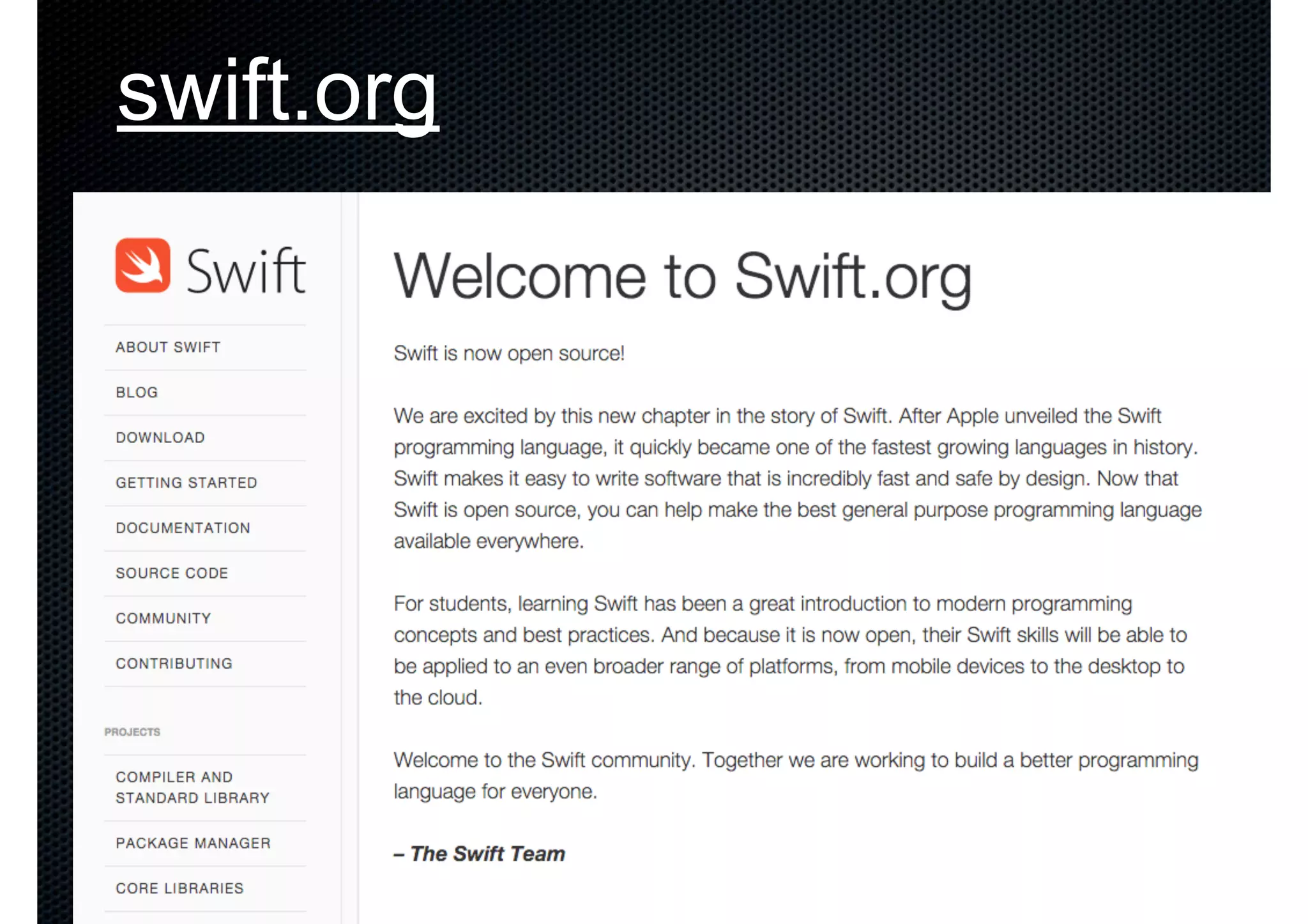 swift.org 