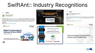 SwiftAnt:: Industry Recognitions
 