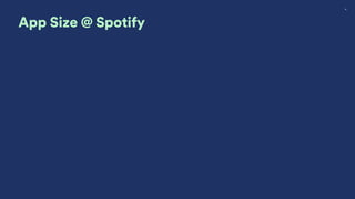 14
App Size @ Spotify
 