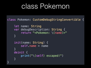 class Pokemon
 