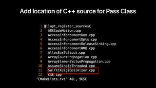Add location of C++ source for Pass Class
 
