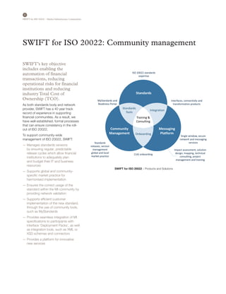 SWIFT for ISO 20022 Brochure | PDF | Desktop Publishing | Computer ...