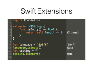 Swift Extensions 
 