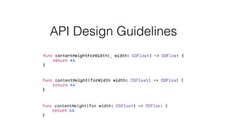 API Design Guidelines
 