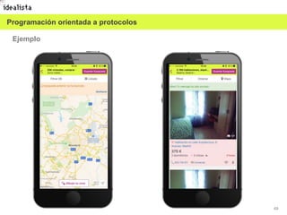 49
Ejemplo
Programación orientada a protocolos
 