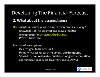 TechStars presentation - Financial presentations for investors