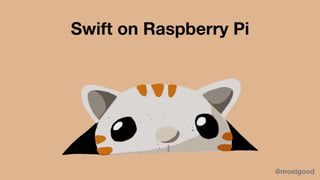 @mostgood
Swift on Raspberry Pi
 