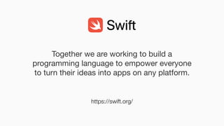 Together we are working to build a
programming language to empower everyone
to turn their ideas into apps on any platform....
