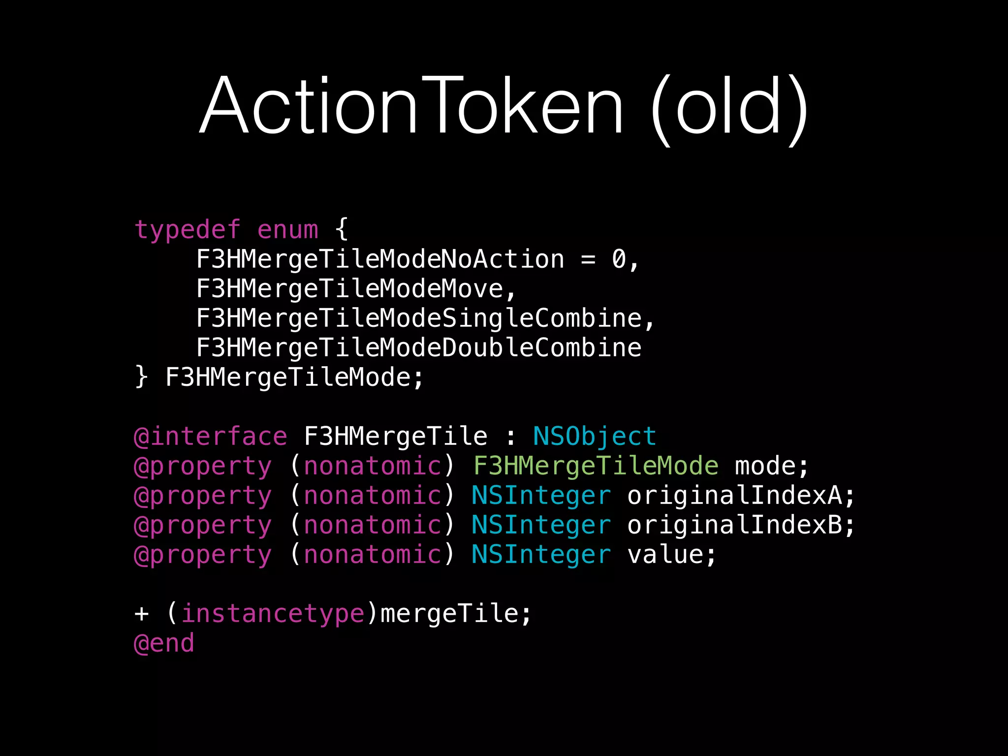func performMove(direction: MoveDirection) -> Bool {
func coordinateGenerator(currentRowOrColumn: Int) -> [(Int, Int)] {
var buffer = Array<(Int, Int)>(count:self.dimension, repeatedValue: (0, 0))
for i in 0..<self.dimension {
switch direction {
case .Up: buffer[i] = (i, currentRowOrColumn)
case .Down: buffer[i] = (self.dimension - i - 1, currentRowOrColumn)
case .Left: buffer[i] = (currentRowOrColumn, i)
case .Right: buffer[i] = (currentRowOrColumn, self.dimension - i - 1)
}
}
return buffer
}
!
for i in 0..<dimension {
let coords = coordinateGenerator(i)
let tiles = coords.map() { (c: (Int, Int)) -> TileObject in
let (x, y) = c
return self.gameboard[x, y]
}
let orders = merge(tiles)
// ...
}
// ...
}
 