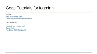 Swift Overview | PPTX