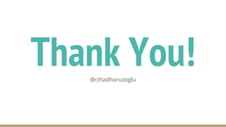 Thank You!@cihadhoruzoglu
 