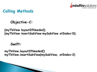 Swift vs Objective-C | PPTX