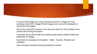 Swiggy Business Models
