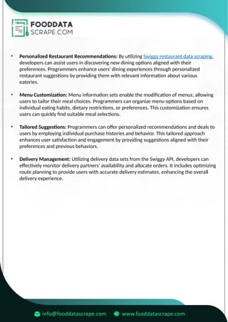 Swiggy API Scraping A Comprehensive Guide on Data Sets and Applications ...