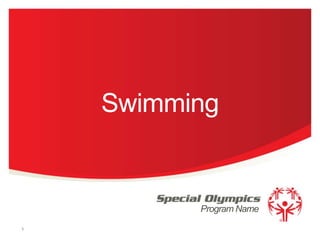 Program Name
Swimming
1
 