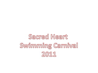 Sacred Heart  Swimming Carnival 2011 