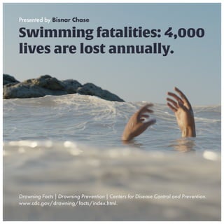 US Water Drowning Deaths: 3,500 to 4,000 Annually